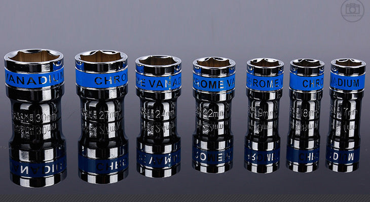 32-Piece 1/2" Drive Ratchet Socket Wrench Mechanics Tool Set - grandhubs.shop