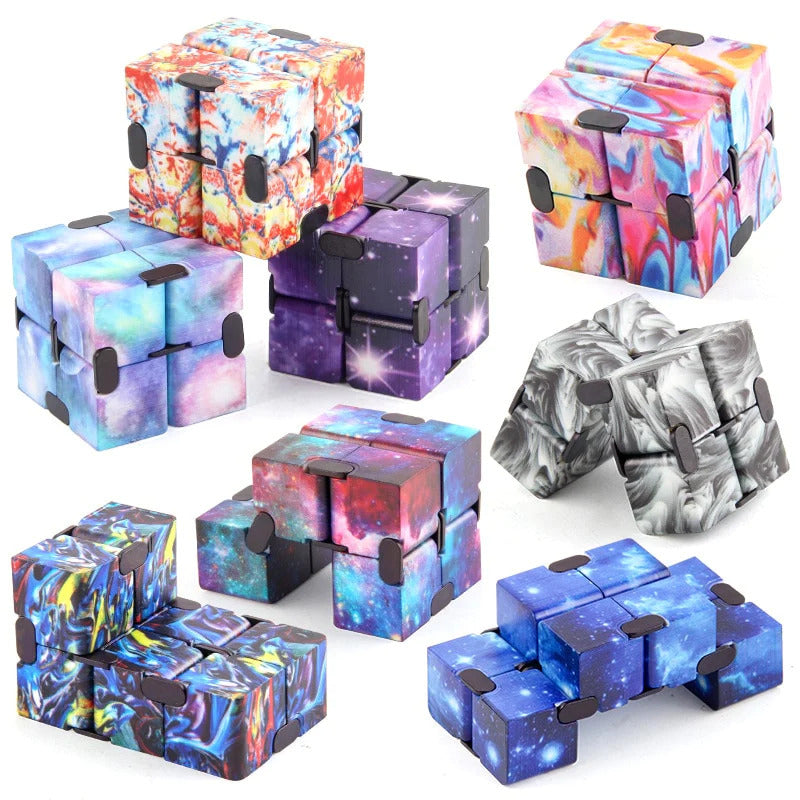 Galaxy Space Infinity Cube Magic Puzzle Stress Relief Fidget Toy - grandhubs.shop