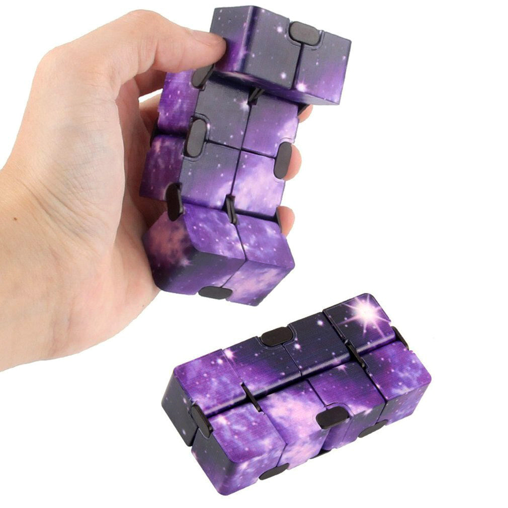 Galaxy Space Infinity Cube Magic Puzzle Stress Relief Fidget Toy - grandhubs.shop