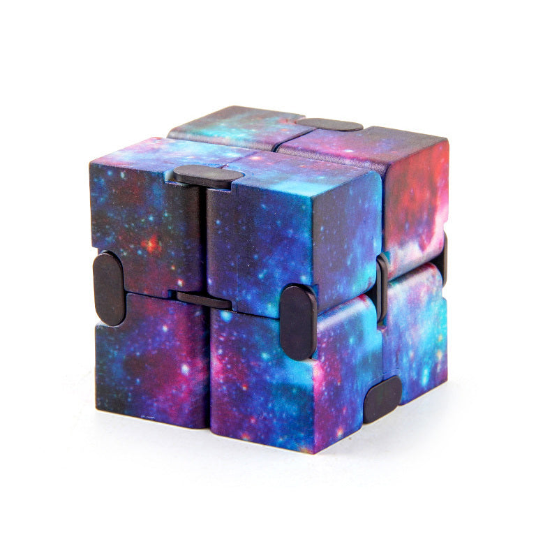 Galaxy Space Infinity Cube Magic Puzzle Stress Relief Fidget Toy - grandhubs.shop