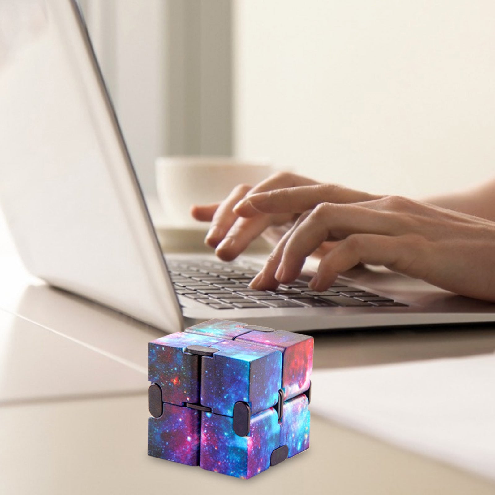 Galaxy Space Infinity Cube Magic Puzzle Stress Relief Fidget Toy - grandhubs.shop