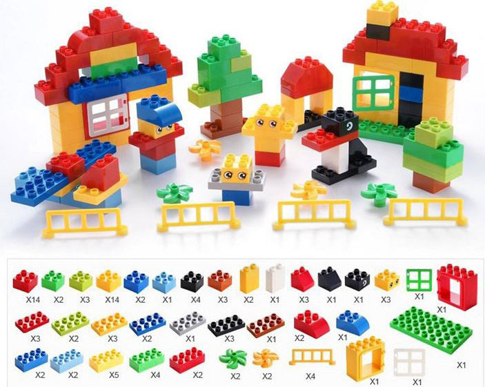 100 PCS Compatible Large Building Blocks - grandhubs.shop