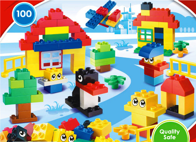 100 PCS Compatible Large Building Blocks - grandhubs.shop