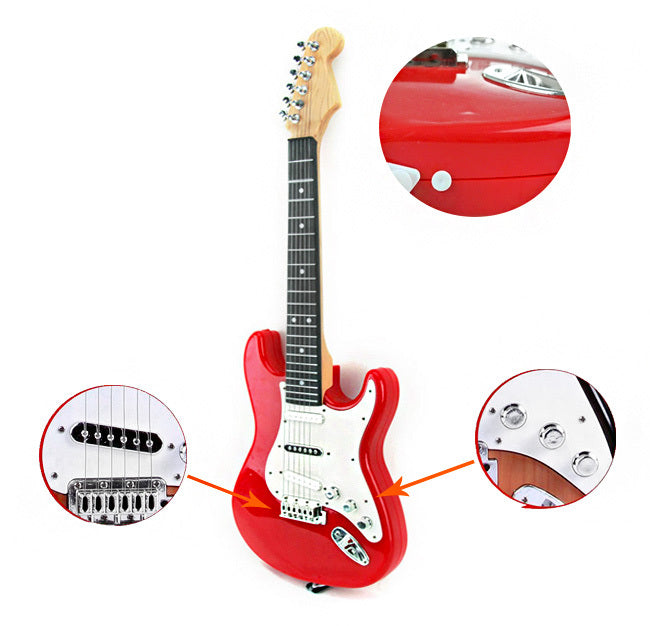 Kids Electric Guitar Toy (Red) - grandhubs.shop