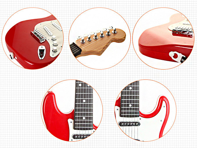 Kids Electric Guitar Toy (Red) - grandhubs.shop