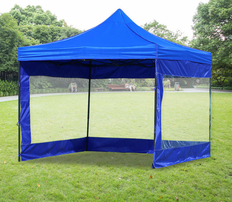 3-Side Gazebo Walls 3m x 3m (Opaque Blue- Walls Only) - grandhubs.shop