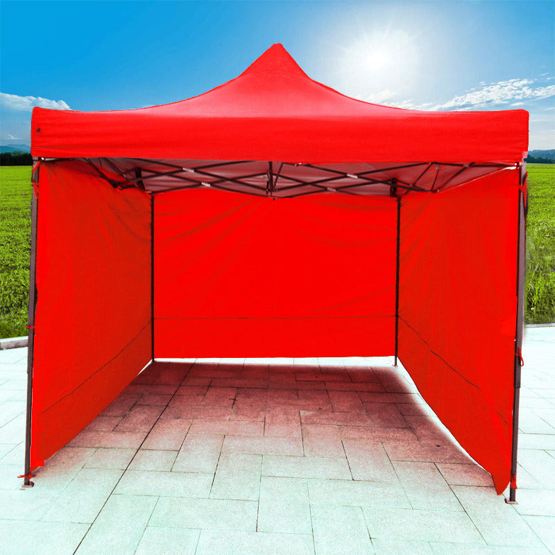 3-Side Gazebo Walls 3m x 3m (Red- Walls Only) - grandhubs.shop