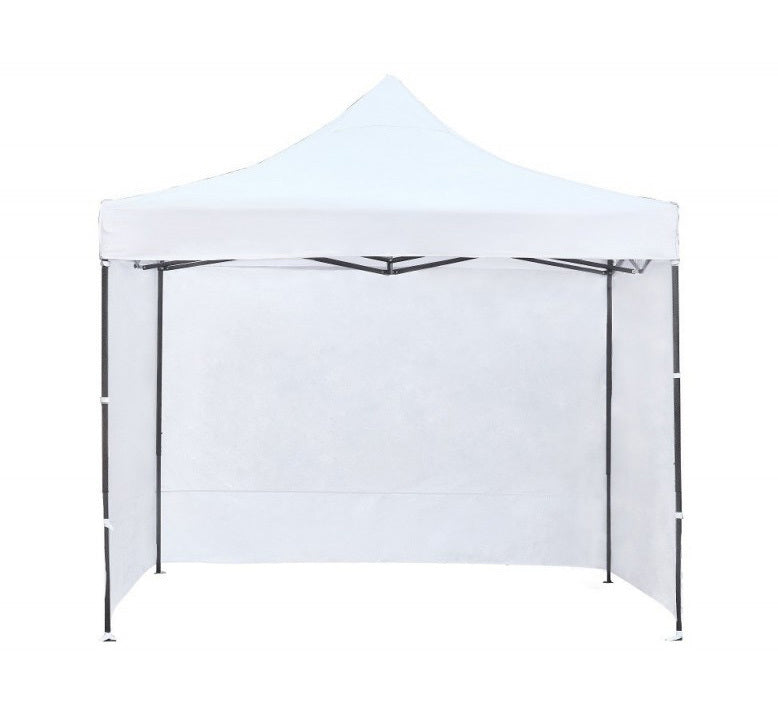 3-Side Gazebo Walls 3m x 3m (White- Walls Only) - grandhubs.shop