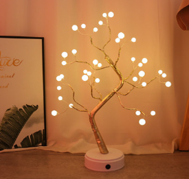 Stunning LED Pearl Fairy Light Bonsai Spirit Tree Lamp - grandhubs.shop
