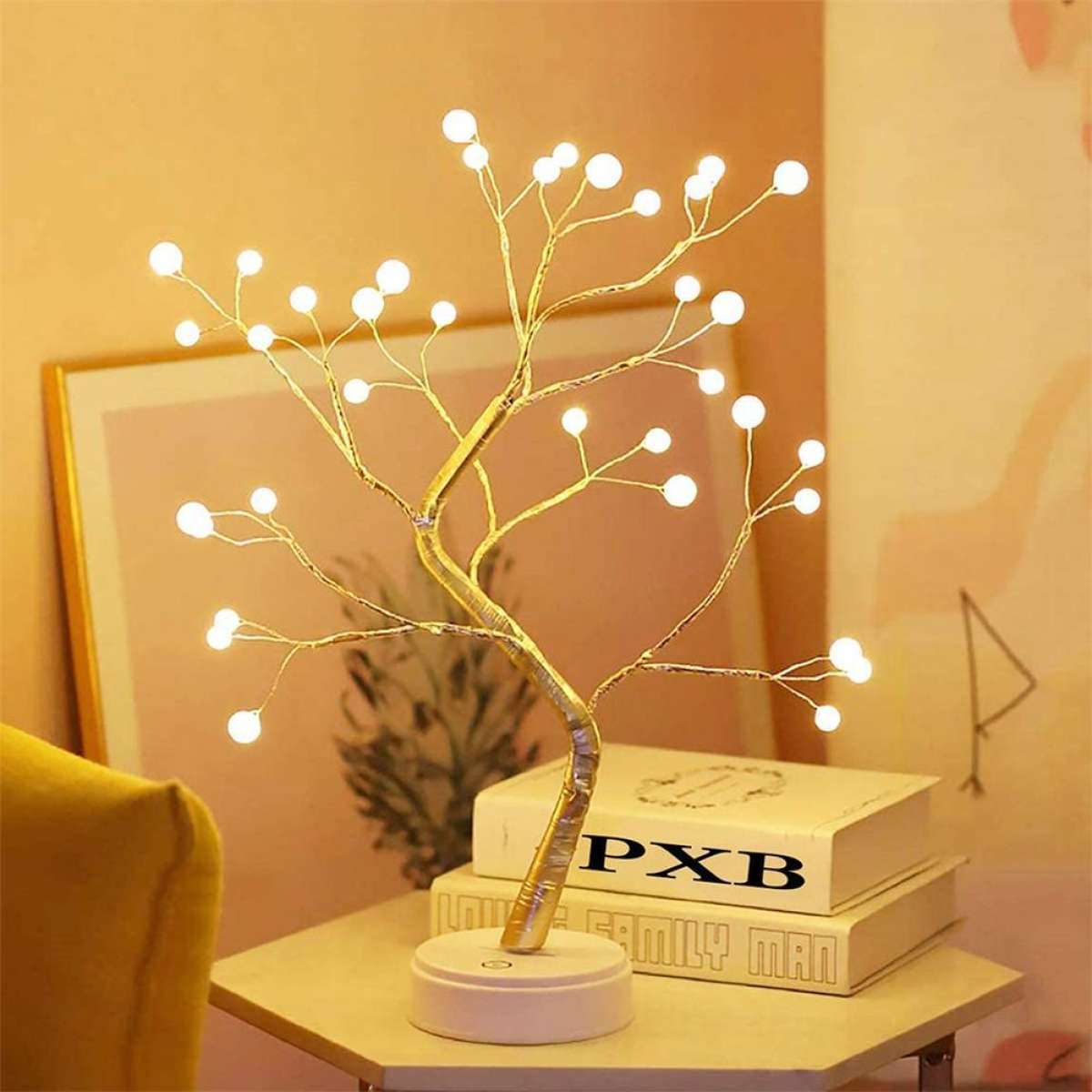 Stunning LED Pearl Fairy Light Bonsai Spirit Tree Lamp - grandhubs.shop