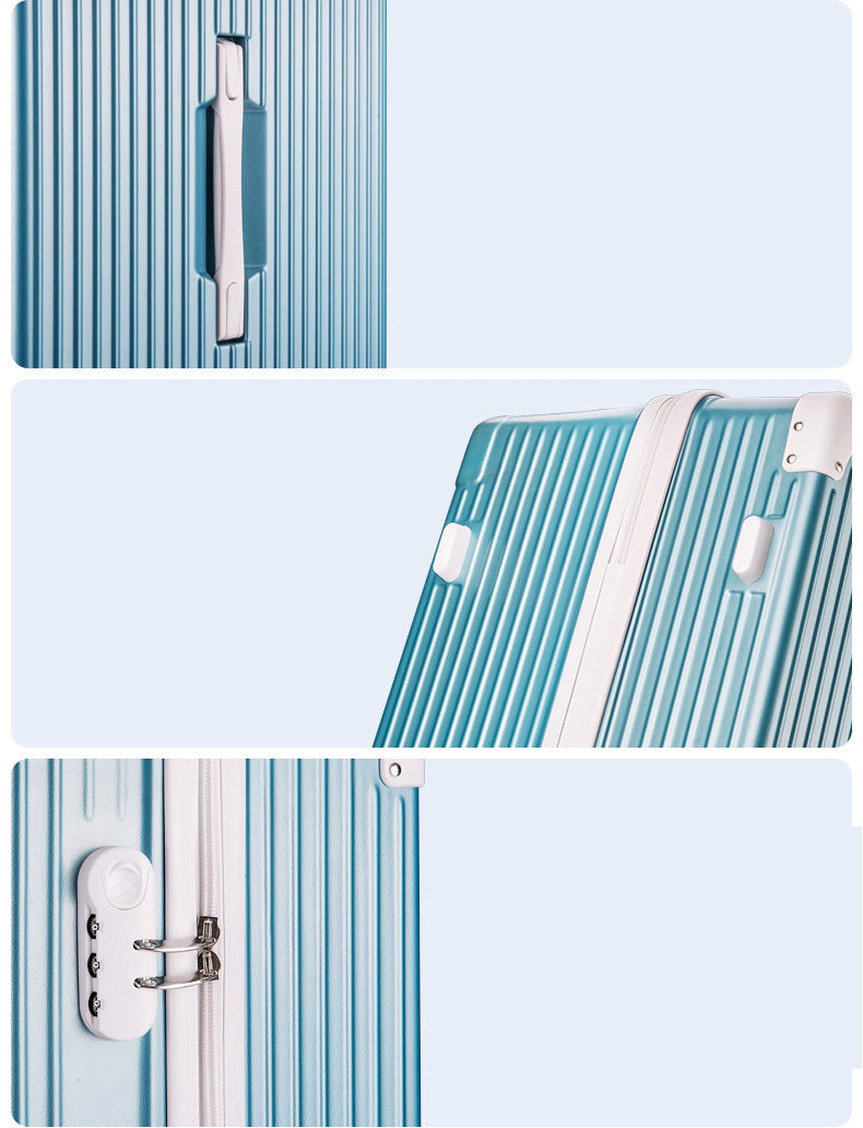 2-Piece Standard Cabin Carry-On Luggage Suitcase Set (Black) - grandhubs.shop