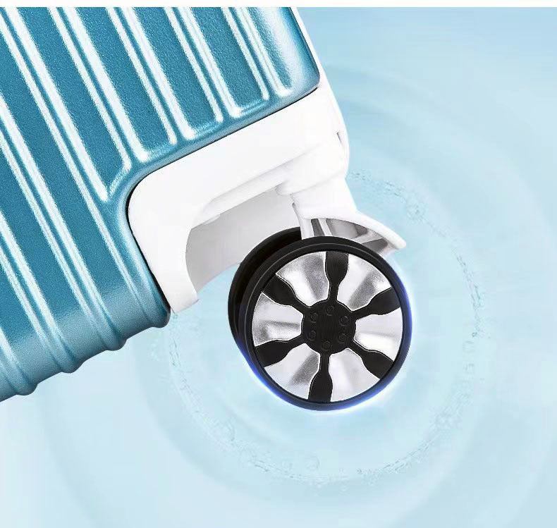 2-Piece Standard Cabin Carry-On Luggage Suitcase Set (Rose Gold) - grandhubs.shop