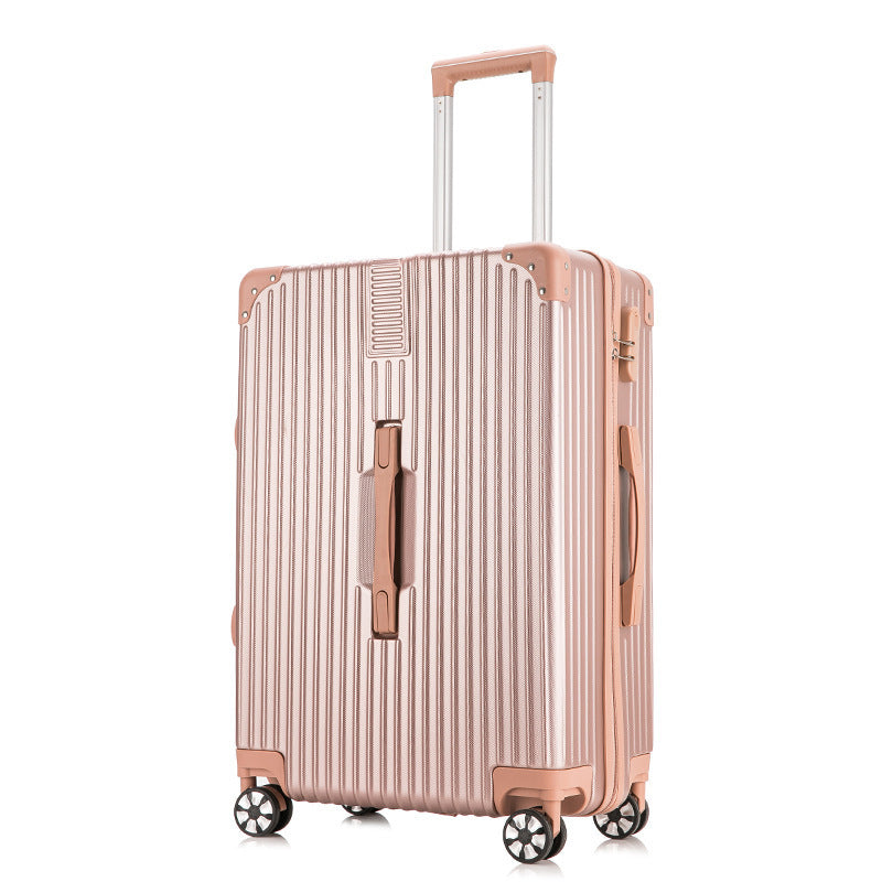 2-Piece Standard Cabin Carry-On Luggage Suitcase Set (Rose Gold) - grandhubs.shop