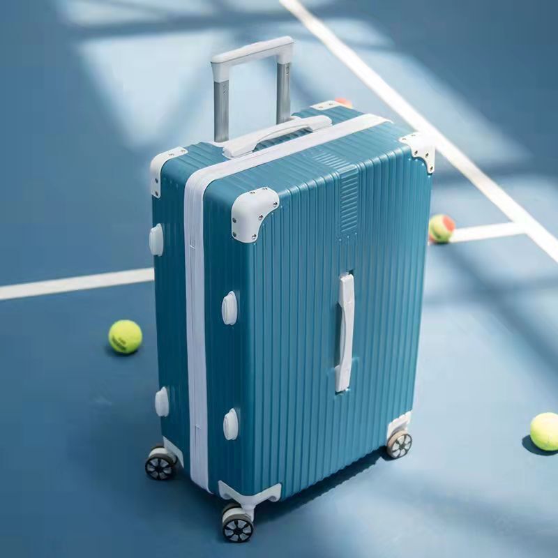 2-Piece Standard Cabin Carry-On Luggage Suitcase Set (Sky Blue) - grandhubs.shop