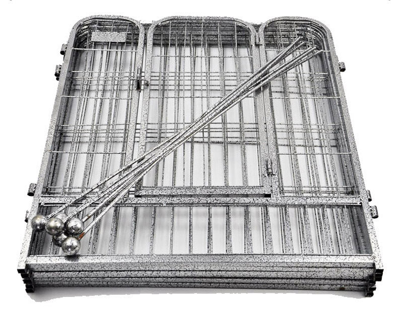 XL Premium Heavy Duty Metal Pet Dog Exercise Playpen Enclosure Fence Cage (100x120 x 6) - grandhubs.shop