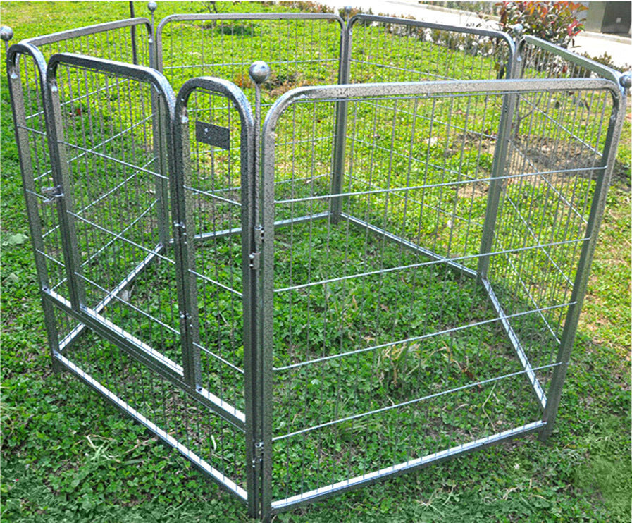 XL Premium Heavy Duty Metal Pet Dog Exercise Playpen Enclosure Fence Cage (100x120 x 6) - grandhubs.shop