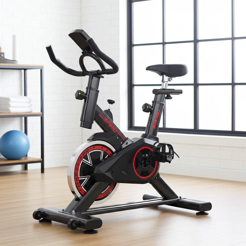 Fitplus Pro Advanced Stationary Fitness Exercise Spin Bike