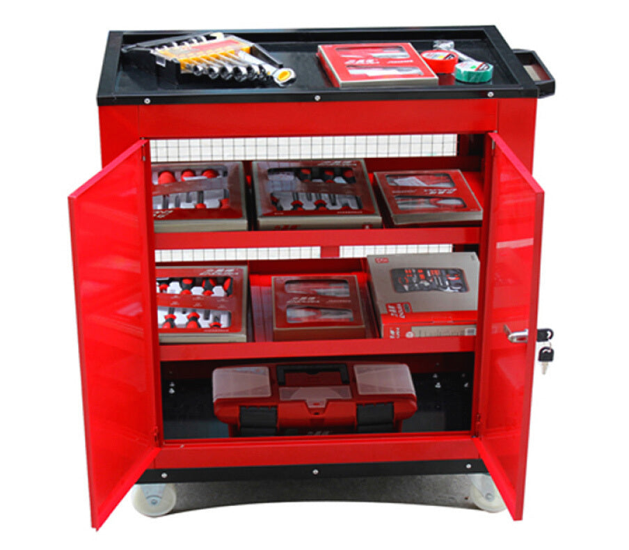 Large Lockable Toolbox Cabinet Tool Trolley - grandhubs.shop