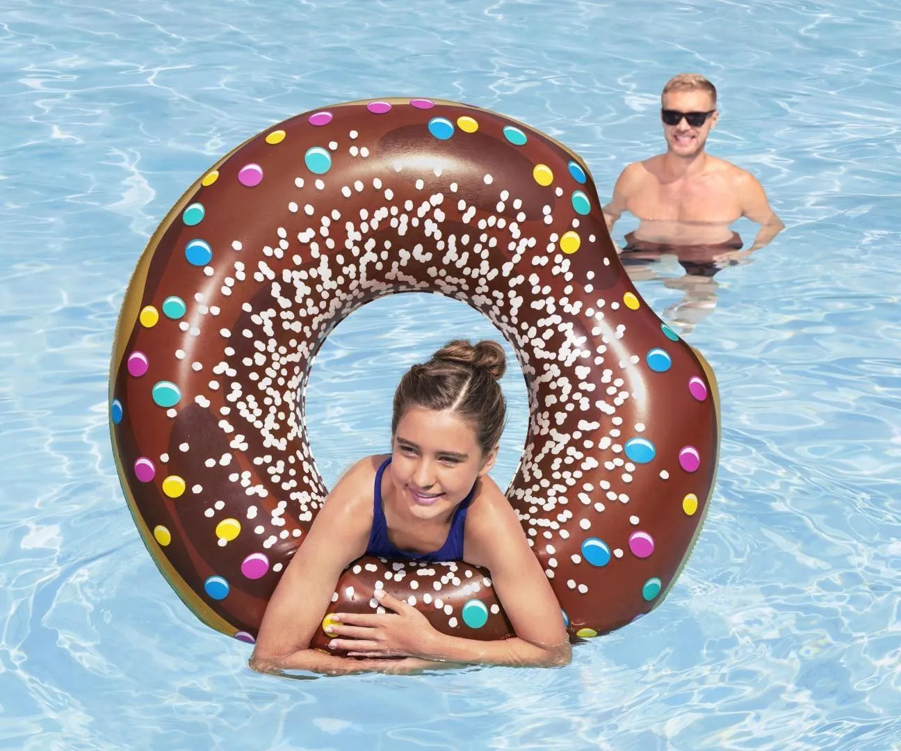 Bestway Inflatable Donut Pool Float Fun 107cm Swim Ring Tube
