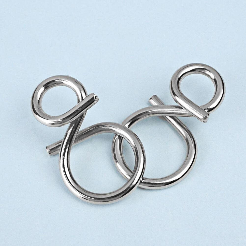 IQ Brain Teaser Metal Wire Puzzle Game Educational Toy - grandhubs.shop