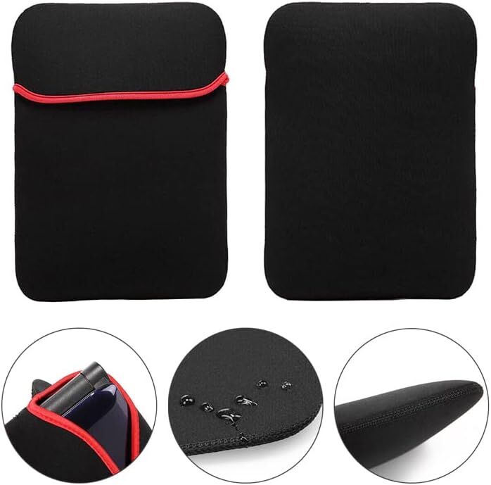 10" inch iPad Tablet Sleeves Notebook Laptop PC Case Reversible Soft Bag Black - grandhubs.shop