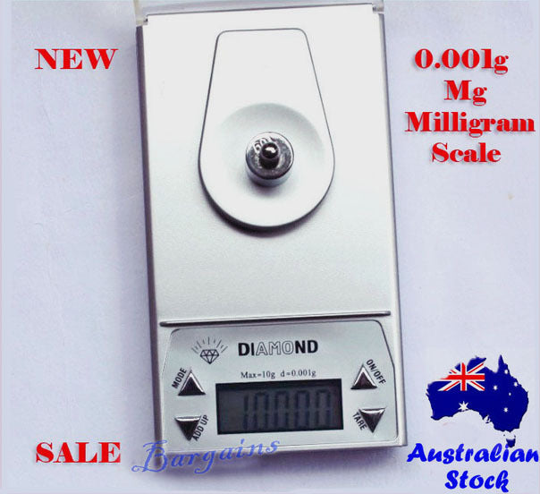 0.001g Diamond Milligram Digital Precision Pocket Scale 10 Gram - grandhubs.shop