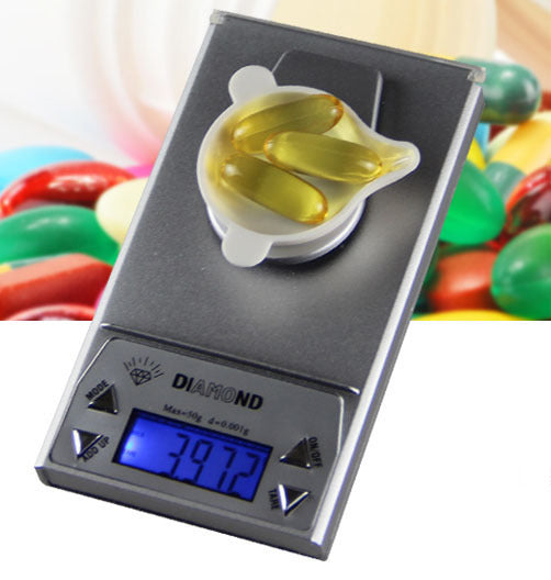 0.001g Diamond Milligram Digital Precision Pocket Scale 10 Gram - grandhubs.shop