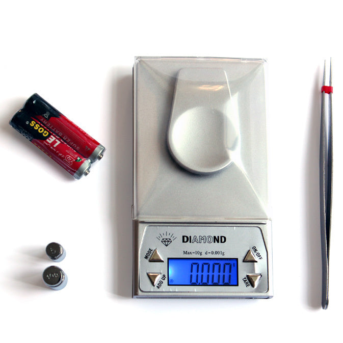 0.001g Diamond Milligram Digital Precision Pocket Scale 10 Gram - grandhubs.shop