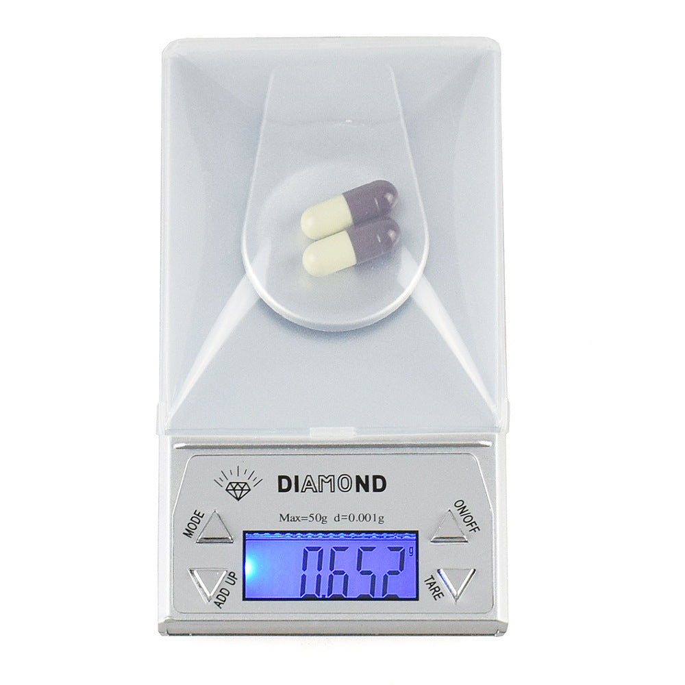 0.001g Diamond Milligram Digital Precision Pocket Scale 50 Gram - grandhubs.shop