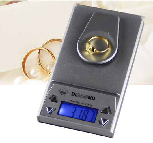 0.001g Diamond Milligram Digital Precision Pocket Scale 50 Gram - grandhubs.shop
