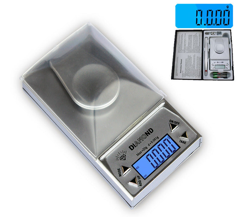 0.001g Diamond Milligram Digital Precision Pocket Scale 20 Gram - grandhubs.shop