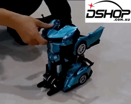 2 In 1 Robot Lamborghini Police Super Transformer Remote Control Car Toy