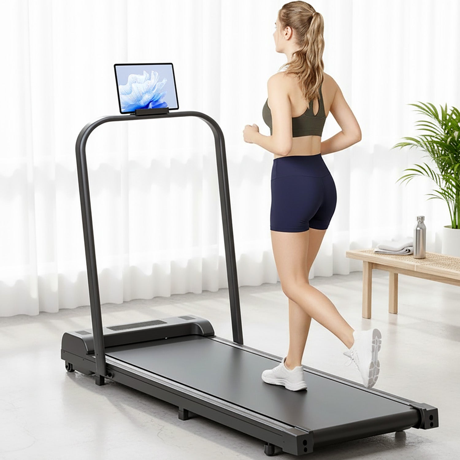 IRUN Fitness Trainer Electric Treadmill (Black)