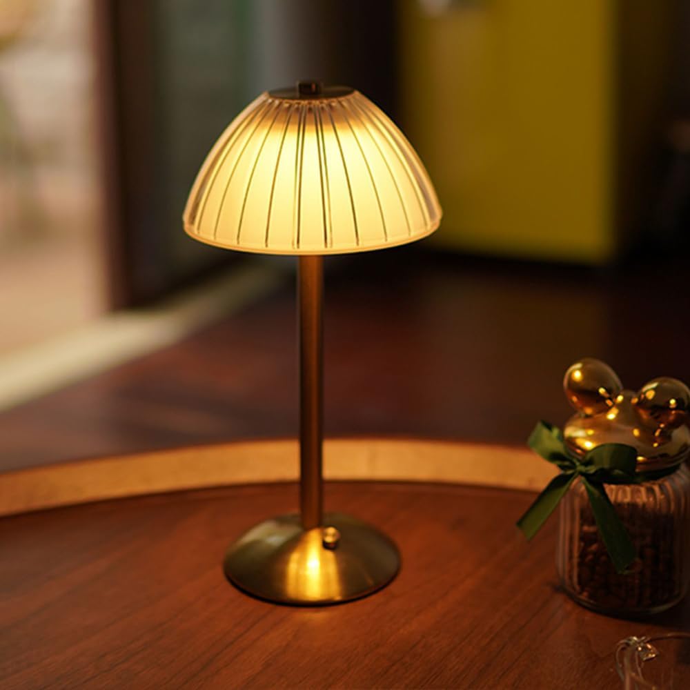 Luxe Crystal Touch Sensor Table Lamp Rechargeable LED Cordless Dimmable Light