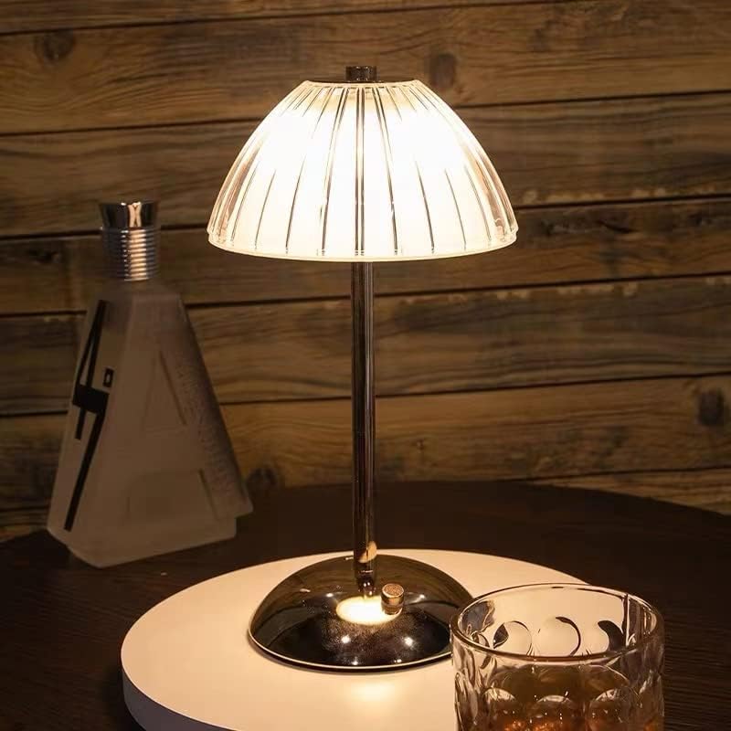 Luxe Crystal Touch Sensor Table Lamp Rechargeable LED Cordless Dimmable Light