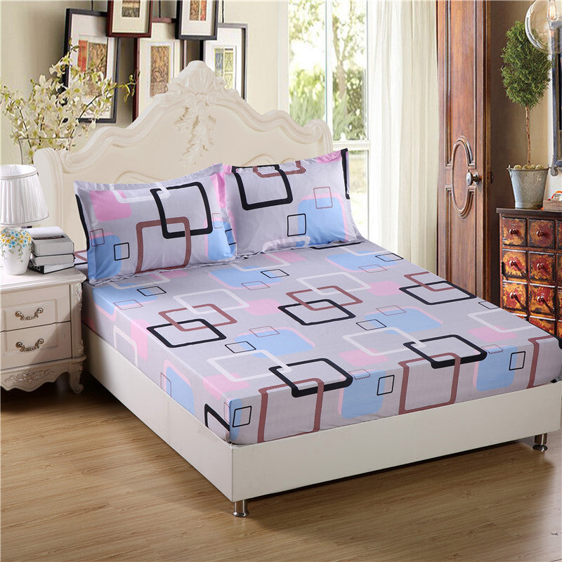 Geo Bedding Fitted Sheet - Queen Size 150cm
