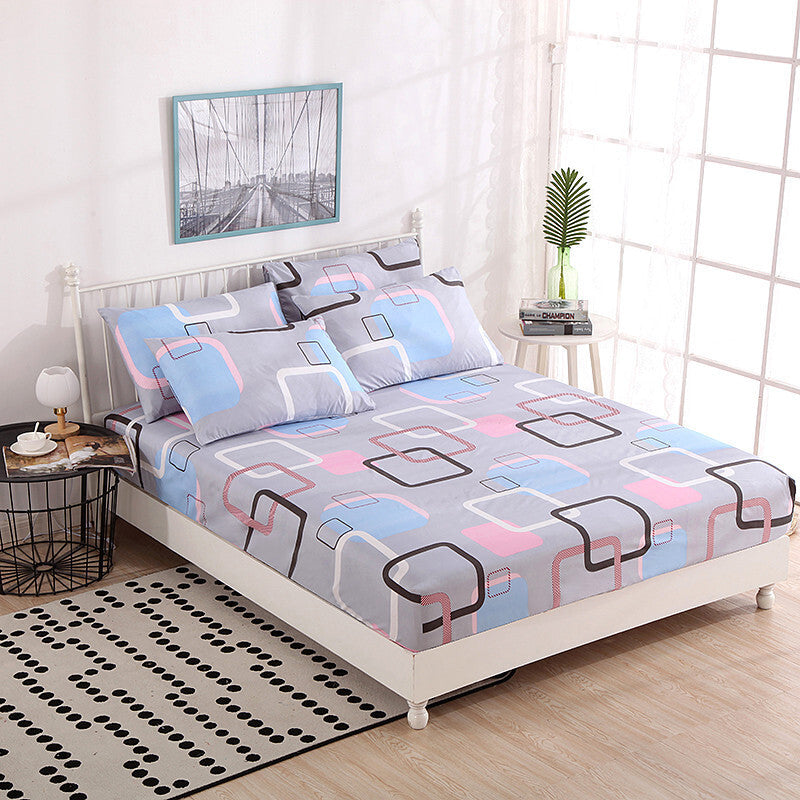 Geo Bedding Fitted Sheet - Queen Size 150cm