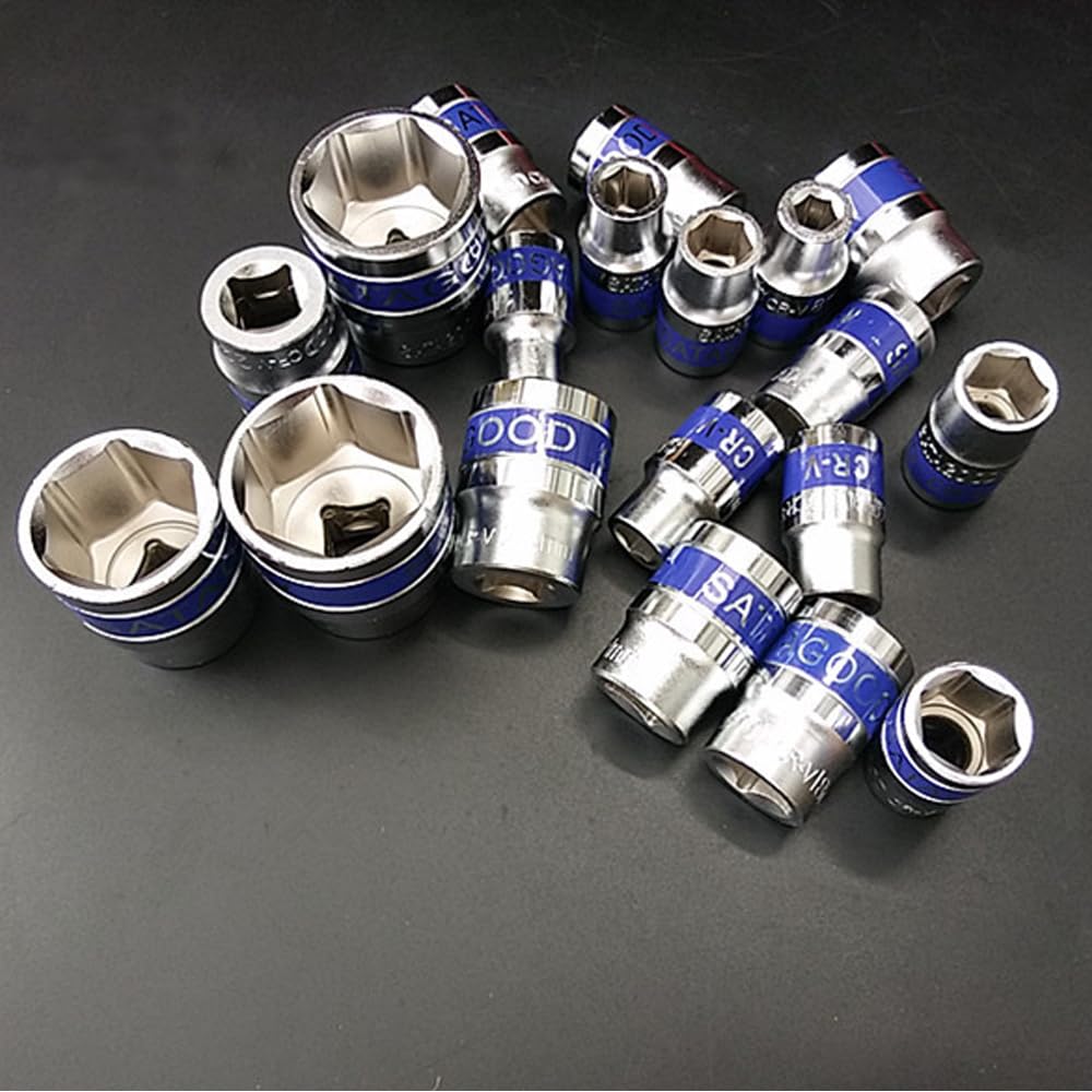 32-Piece 1/2" Drive Ratchet Socket Wrench Mechanics Tool Set