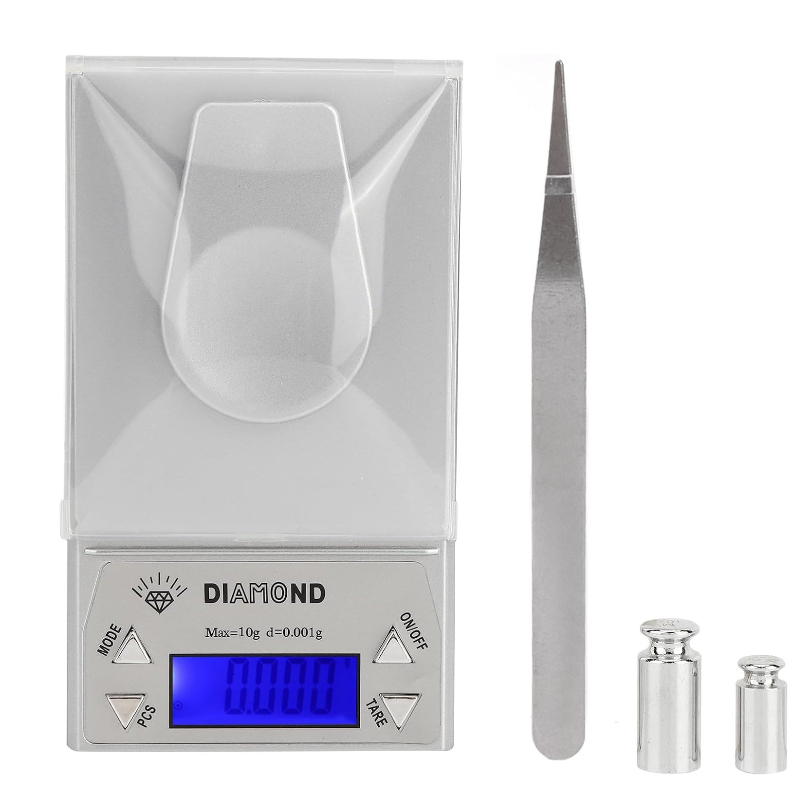0.001g Diamond Milligram Digital Precision Pocket Scale 10 Gram - grandhubs.shop