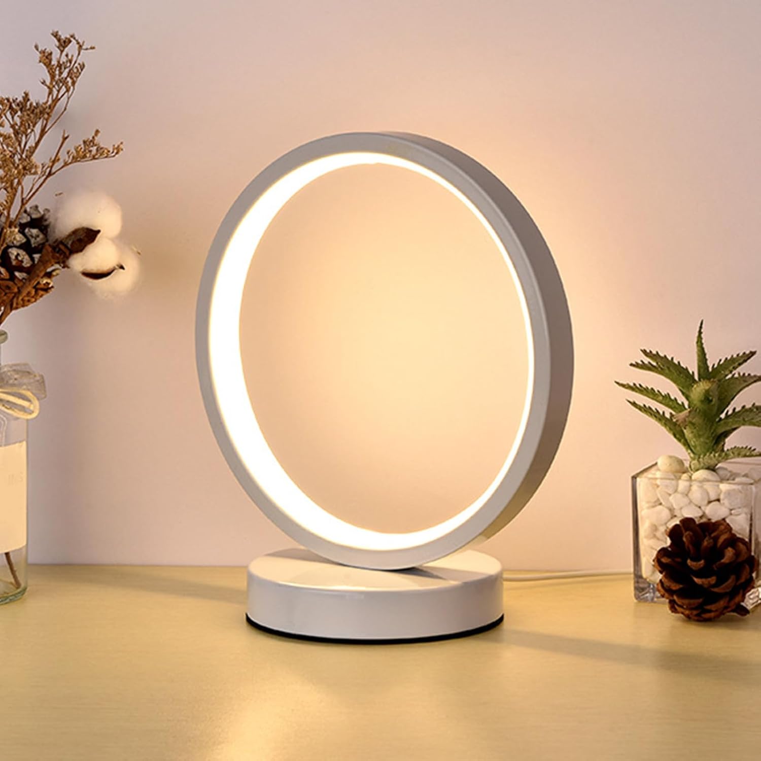 Modern Round Table Lamp LED Decorative Eye Protection Night Light