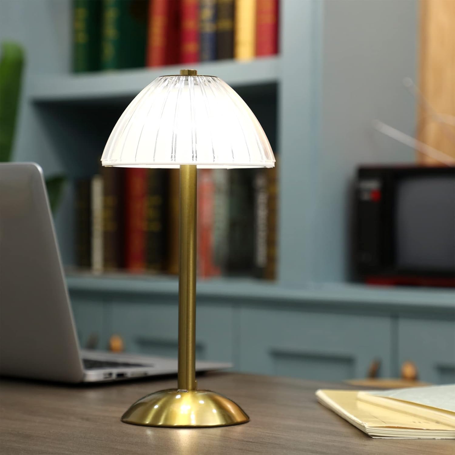 Luxe Crystal Touch Sensor Table Lamp Rechargeable LED Cordless Dimmable Light
