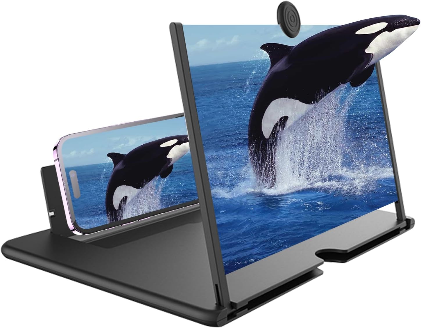 12" Ultra HD 3D Phone Screen Magnifier Movie Video Amplifier