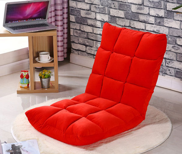 Varossa Versatile Adjustable Recliner Sofa Couch Yoga Chair (Large, Red)