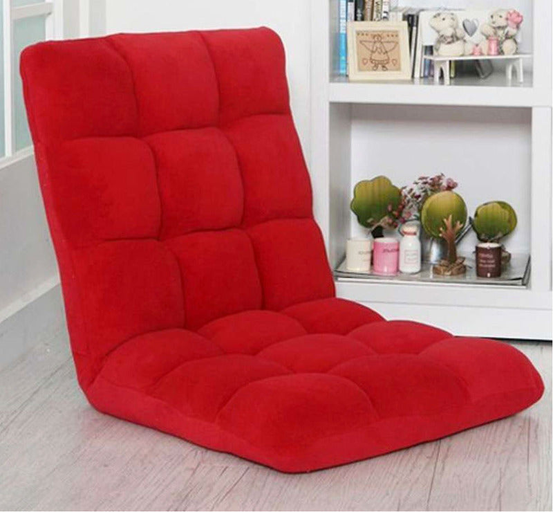 Varossa Versatile Adjustable Recliner Sofa Couch Yoga Chair (Large, Red)