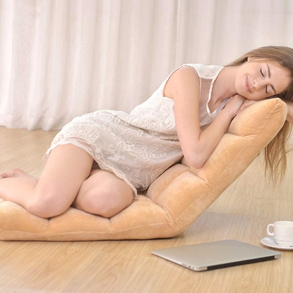 Varossa Versatile Adjustable Recliner Sofa Couch Yoga Chair (Large, Red)