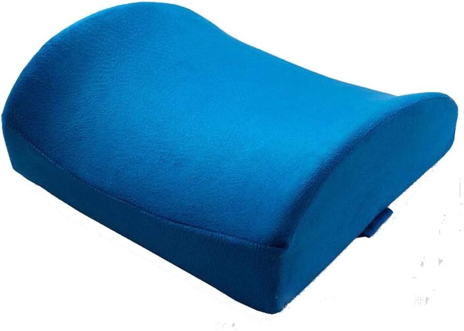 Multi-purpose Memory Foam Lumbar Back Support Cushion Pillow (Blue)