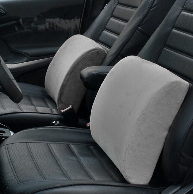 Multi-purpose Memory Foam Lumbar Back Support Cushion Pillow (Blue)