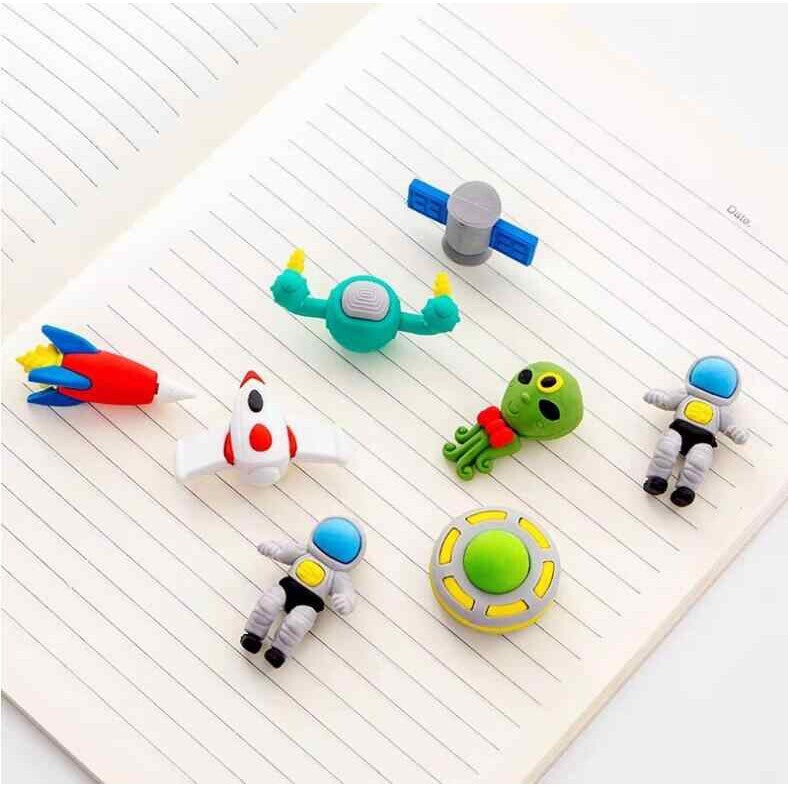 Space Explorer Eraser Set - 21 Erasers