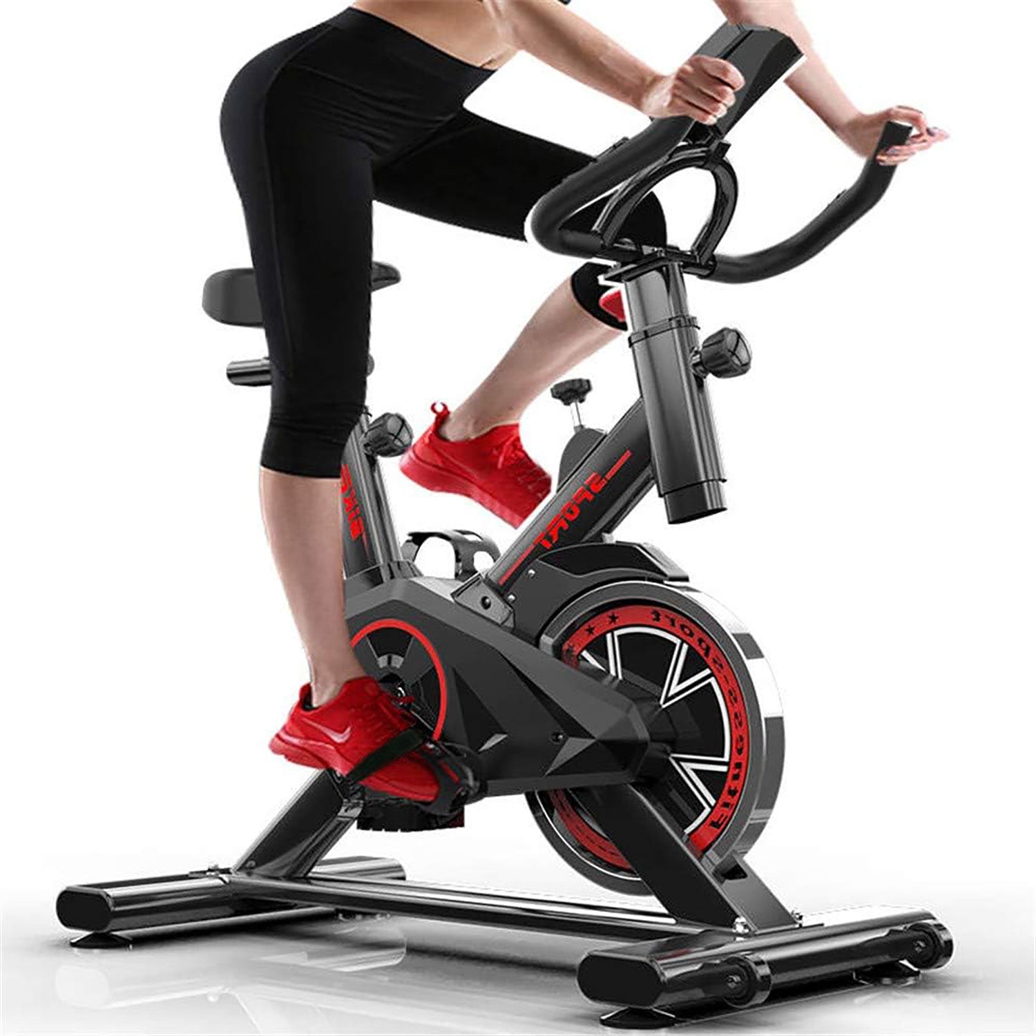 Fitplus Pro Advanced Stationary Fitness Exercise Spin Bike
