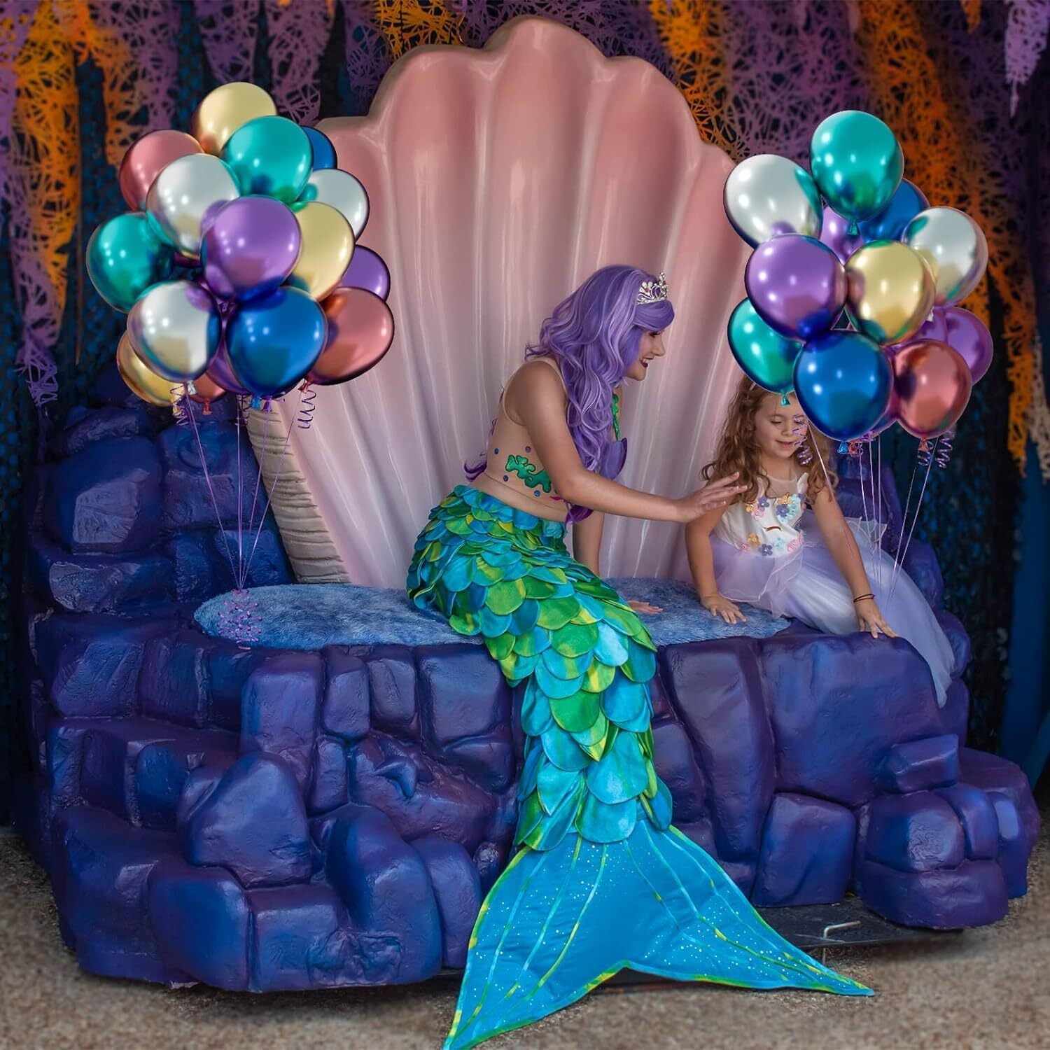 100 PCS Colourful Metallic Mini Balloons Party Decorations